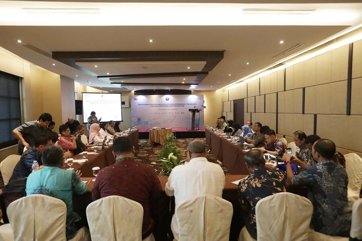 Penetapan Standar Kinerja Pelayanan Operasional Pada Pelabuhan Belawan Tahun 2025  – PT Pelindo (Grand City Hall, 13-14 Desember 2024)